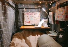 Decor góc giường ký túc xá sinh viên trở nên lung linh với chi phí tiết kiệm